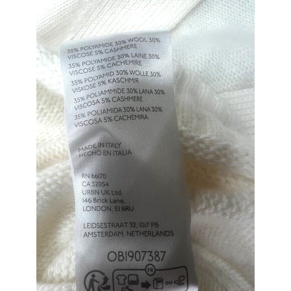 Maeve By Anthropologie Medium Ivory Knit Cardigan Sweater W/ Button Front - Picture 11 of 16